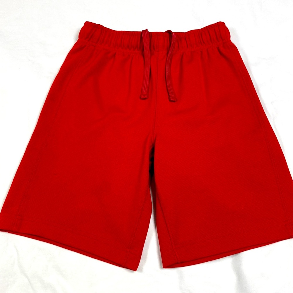 Lands end boys red comfy athletic shorts size S (8)